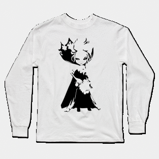 Rakshasa (night stalker) minimal silhouette white Long Sleeve T-Shirt